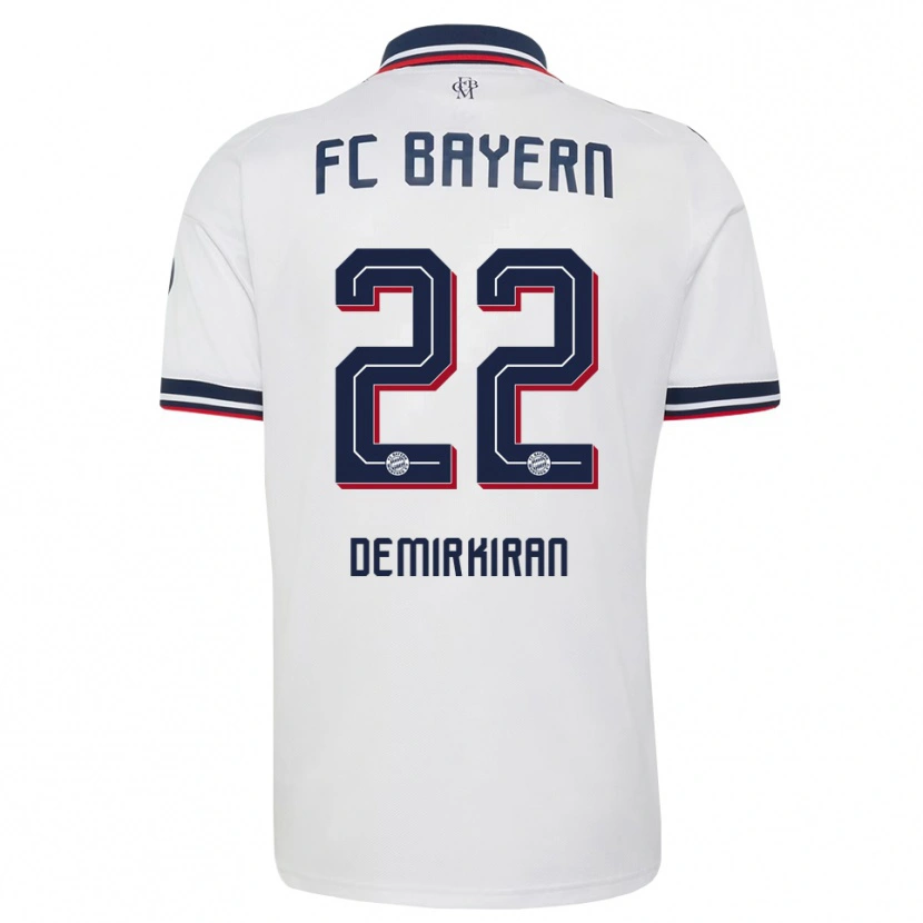 Danxenキッズエディス・デミルキラン#22ホワイト グレー レッドアウェイシャツ2026/27ジャージーユニフォーム