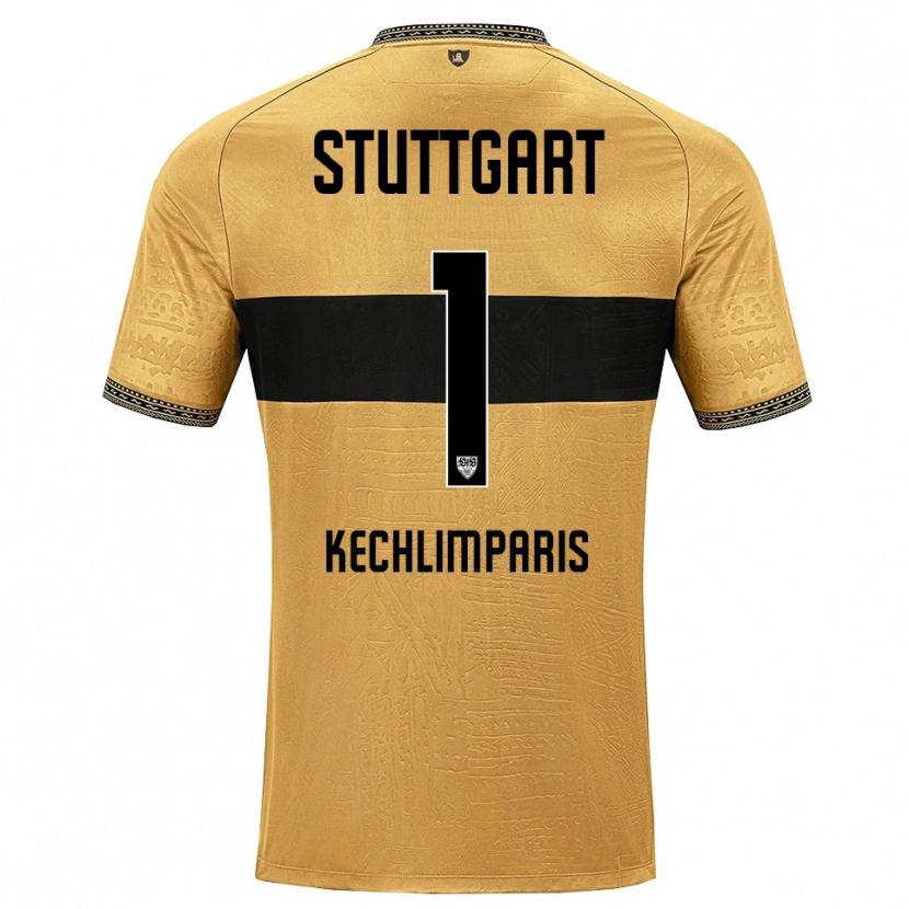 DanxenキッズIoannis Kechlimparis#1ブラウン ブラック ホワイトアウェイシャツ2026/27ジャージーユニフォーム