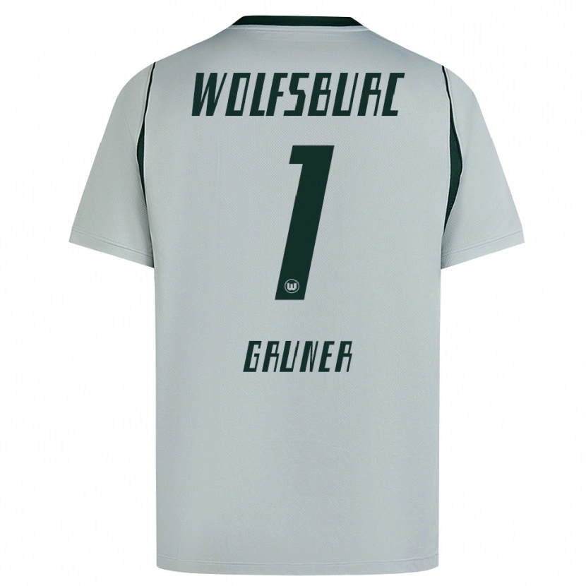 DanxenキッズPaul Gruner#1グレー グリーンアウェイシャツ2026/27ジャージーユニフォーム