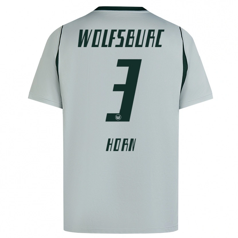 DanxenキッズNoah Horn#3グレー グリーンアウェイシャツ2026/27ジャージーユニフォーム