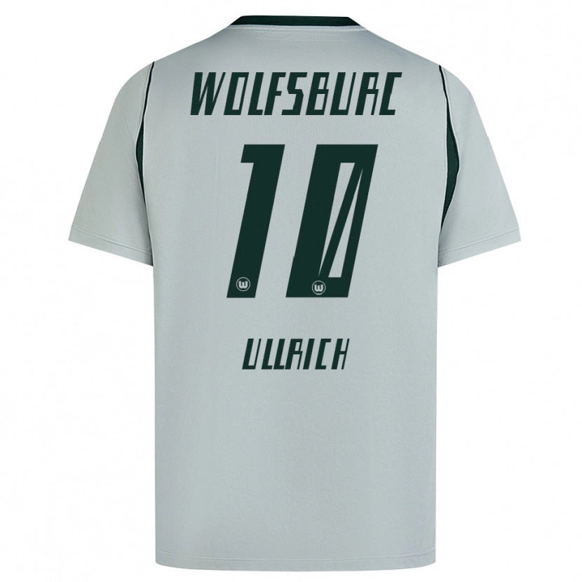DanxenキッズPepe Ullrich#10グレー グリーンアウェイシャツ2026/27ジャージーユニフォーム