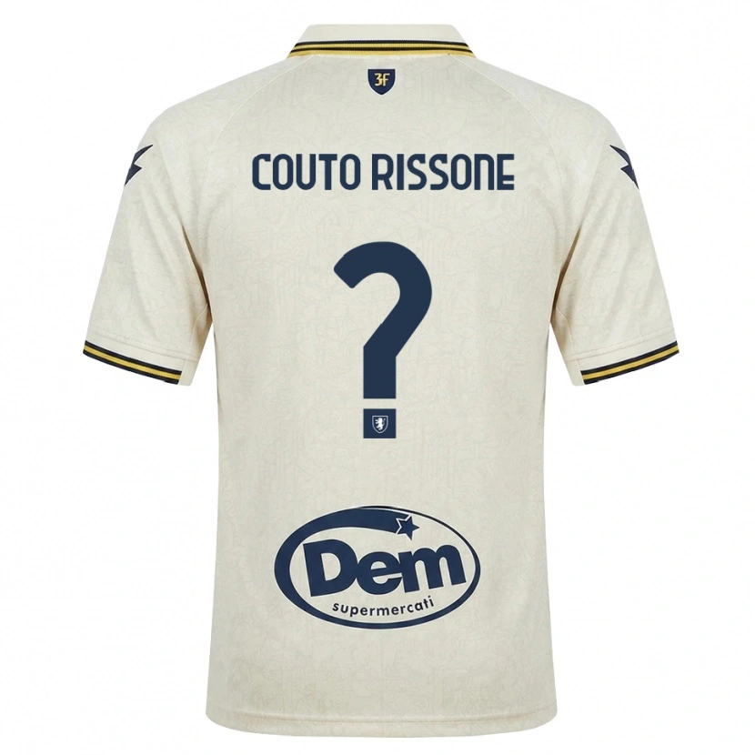 DanxenキッズJacopo Couto Rissone#0オールドレース イエロー ブラックアウェイシャツ2026/27ジャージーユニフォーム