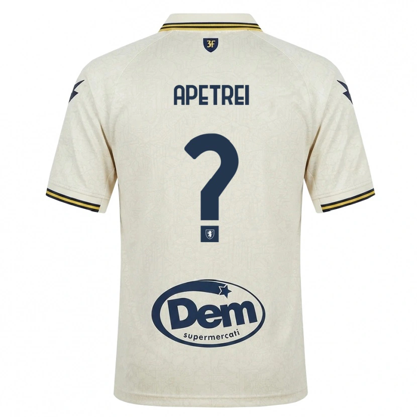 DanxenキッズAlexandru Apetrei#0オールドレース イエロー ブラックアウェイシャツ2026/27ジャージーユニフォーム
