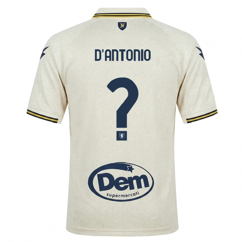 DanxenキッズGiuseppe D'antonio#0オールドレース イエロー ブラックアウェイシャツ2026/27ジャージーユニフォーム