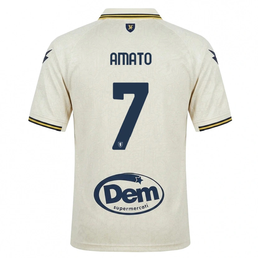 DanxenキッズLeonardo Amato#7オールドレース イエロー ブラックアウェイシャツ2026/27ジャージーユニフォーム
