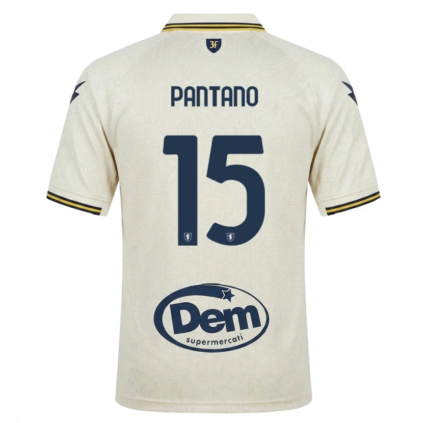 DanxenキッズCristian Pantano#15オールドレース イエロー ブラックアウェイシャツ2026/27ジャージーユニフォーム