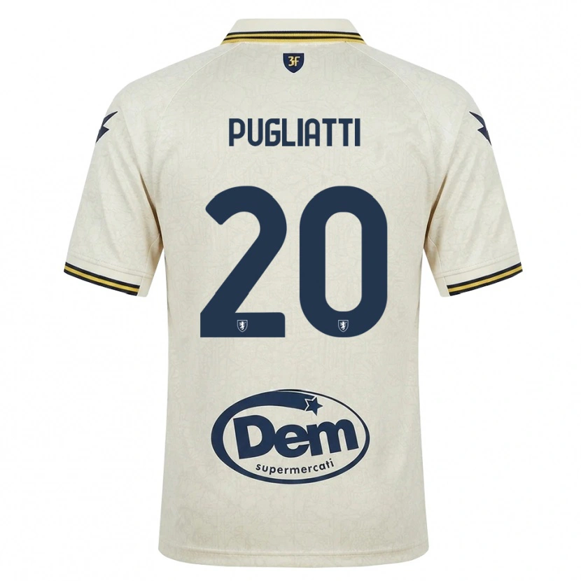 DanxenキッズDavide Pugliatti#20オールドレース イエロー ブラックアウェイシャツ2026/27ジャージーユニフォーム