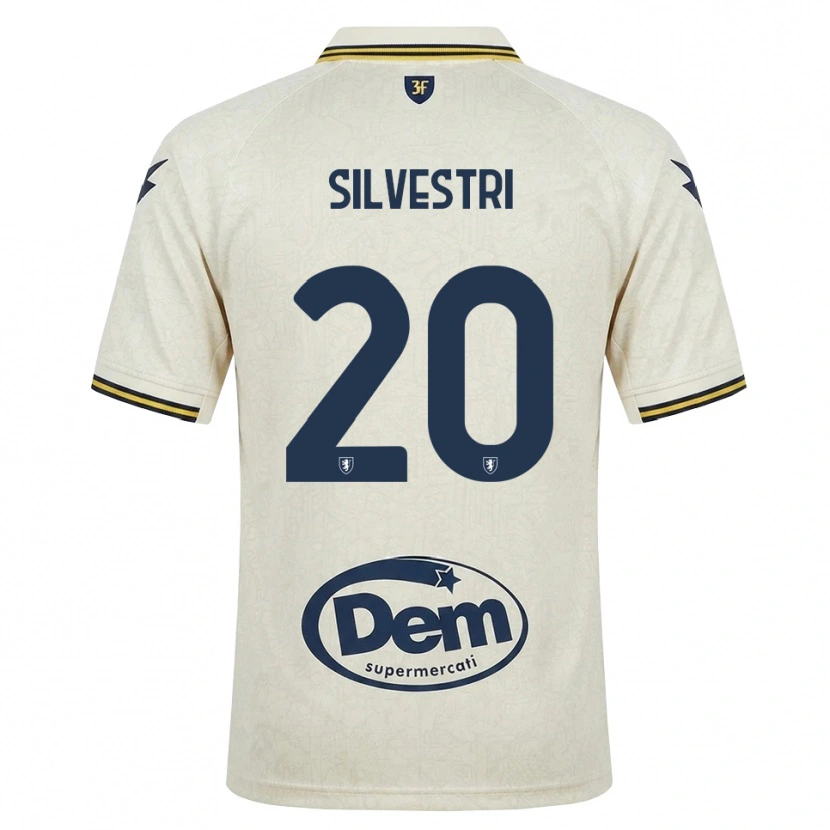DanxenキッズManuel Silvestri#20オールドレース イエロー ブラックアウェイシャツ2026/27ジャージーユニフォーム