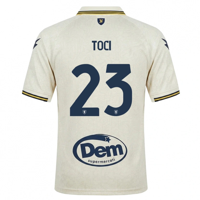 DanxenキッズMatteo Toci#23オールドレース イエロー ブラックアウェイシャツ2026/27ジャージーユニフォーム