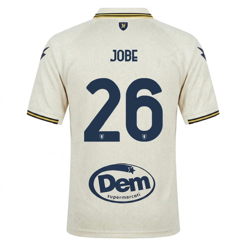 DanxenキッズAmadou Jobe#26オールドレース イエロー ブラックアウェイシャツ2026/27ジャージーユニフォーム