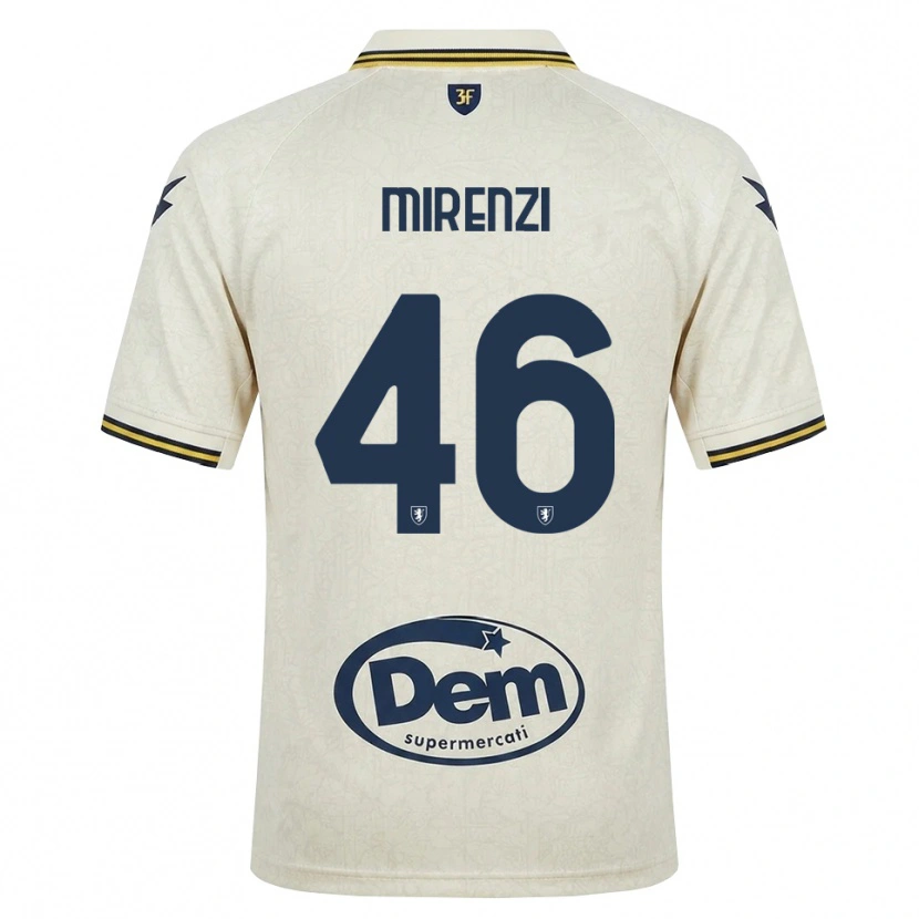 DanxenキッズAndrea Mirenzi#46オールドレース イエロー ブラックアウェイシャツ2026/27ジャージーユニフォーム