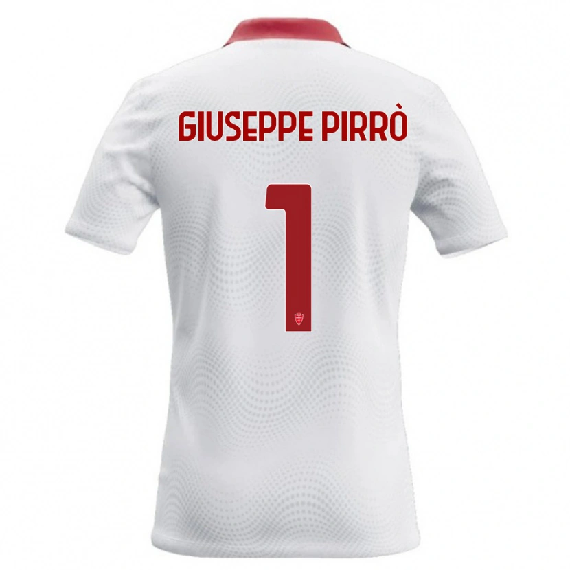 DanxenキッズMarco Giuseppe Pirrò#1白 赤アウェイシャツ2026/27ジャージーユニフォーム