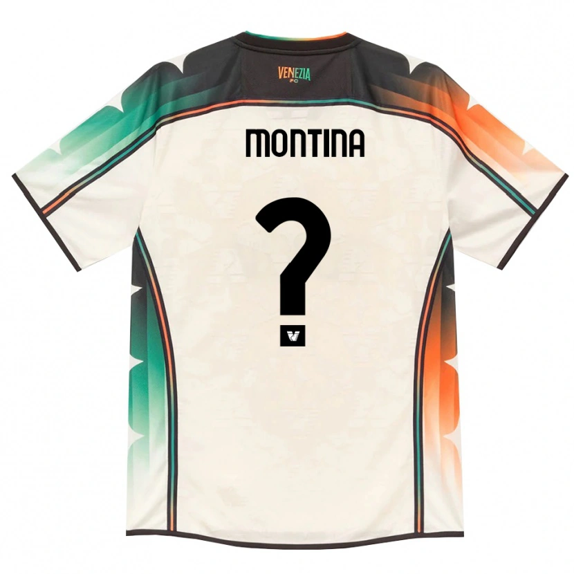 DanxenキッズAndrea Montina#0オールドレース オレンジ グリーンアウェイシャツ2026/27ジャージーユニフォーム