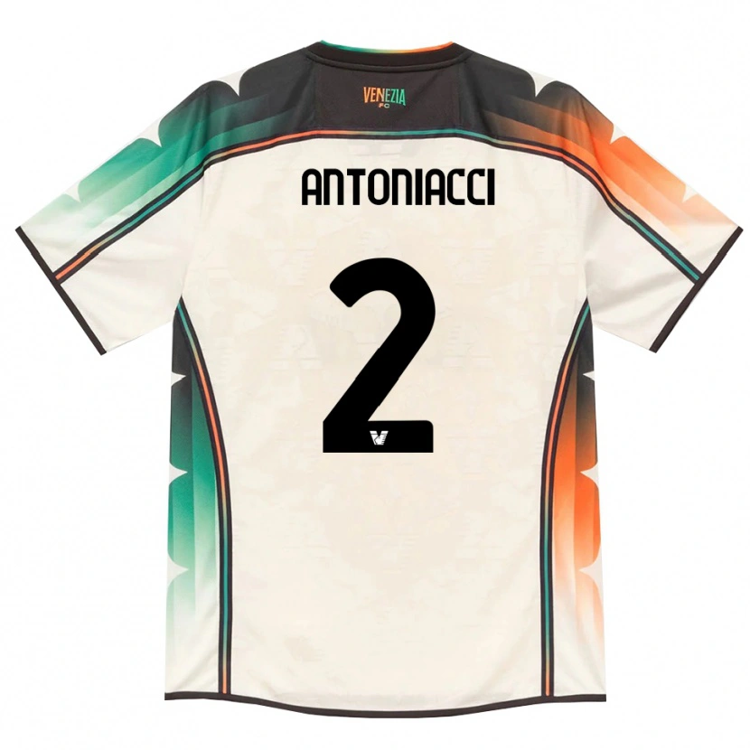 DanxenキッズAugusto Antoniacci#2オールドレース オレンジ グリーンアウェイシャツ2026/27ジャージーユニフォーム