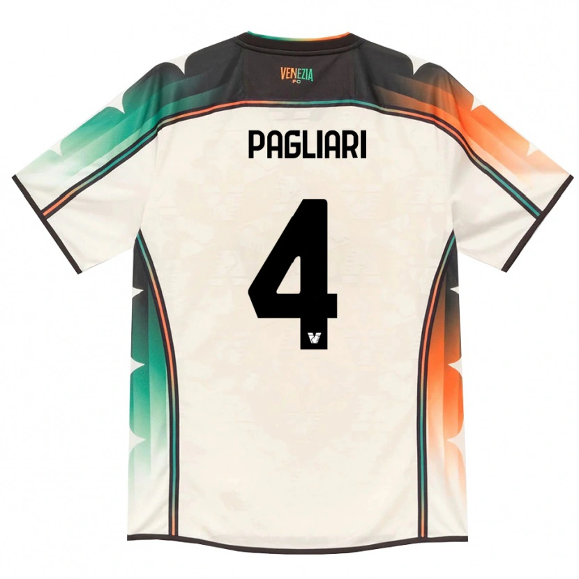 DanxenキッズAlessandro Pagliari#4オールドレース オレンジ グリーンアウェイシャツ2026/27ジャージーユニフォーム