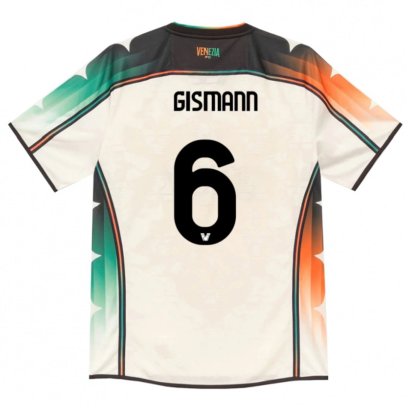 DanxenキッズLynn Gismann#6オールドレース オレンジ グリーンアウェイシャツ2026/27ジャージーユニフォーム