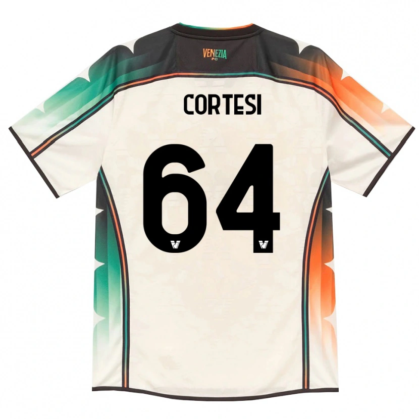 DanxenキッズSerena Cortesi#64オールドレース オレンジ グリーンアウェイシャツ2026/27ジャージーユニフォーム