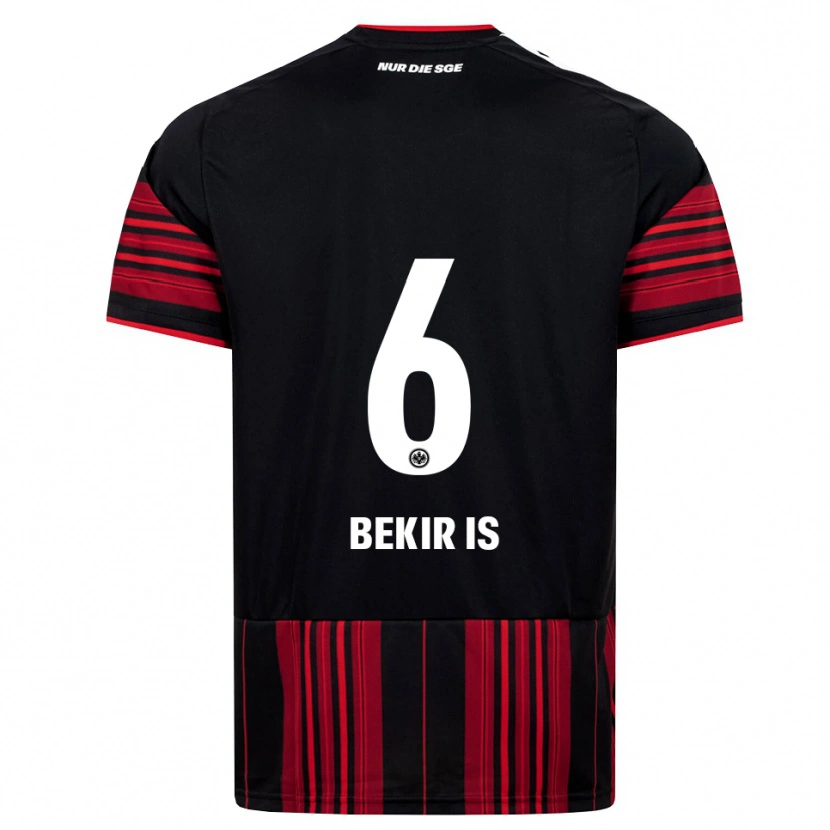 DanxenメンズEba Bekir Is#6ブラック レッド ホワイトホームシャツ2026/27ジャージーユニフォーム
