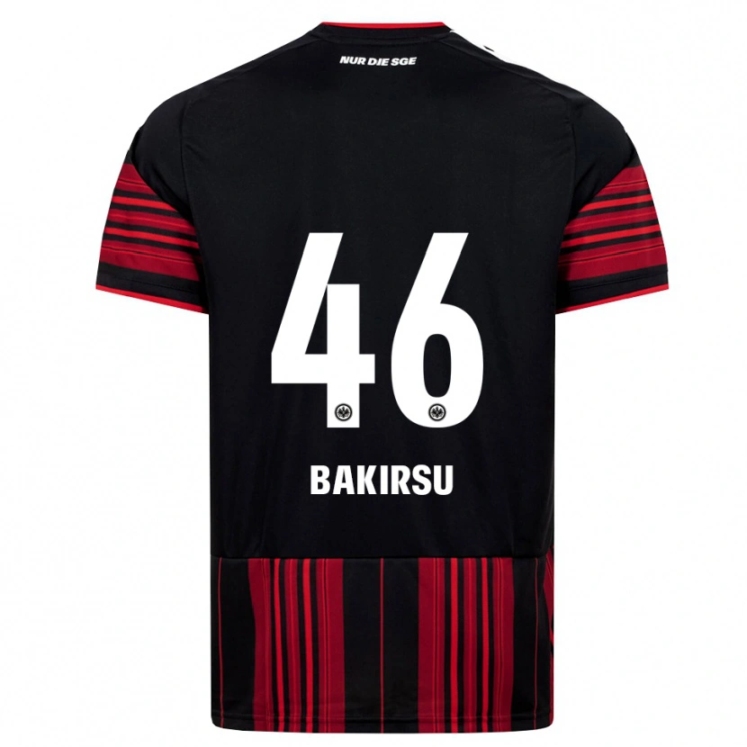 Danxenメンズフセイン・バキルス#46ブラック レッド ホワイトホームシャツ2026/27ジャージーユニフォーム
