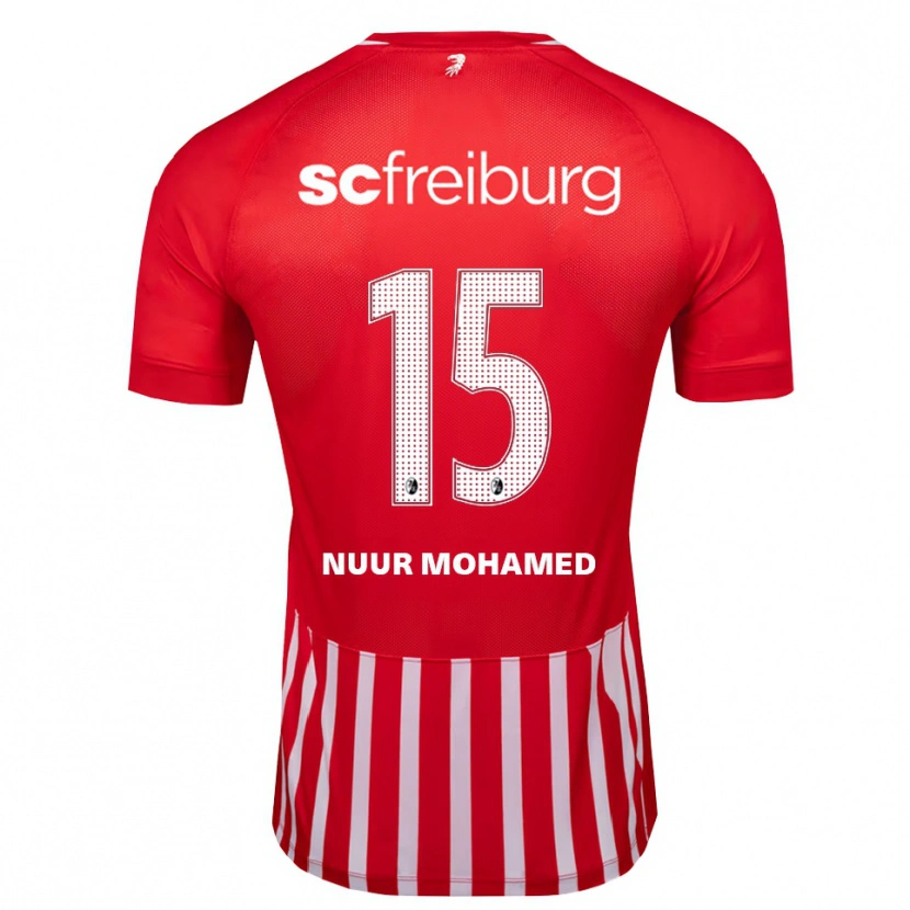 DanxenメンズBillal Mohamed#15レッド ホワイト ブラックホームシャツ2026/27ジャージーユニフォーム