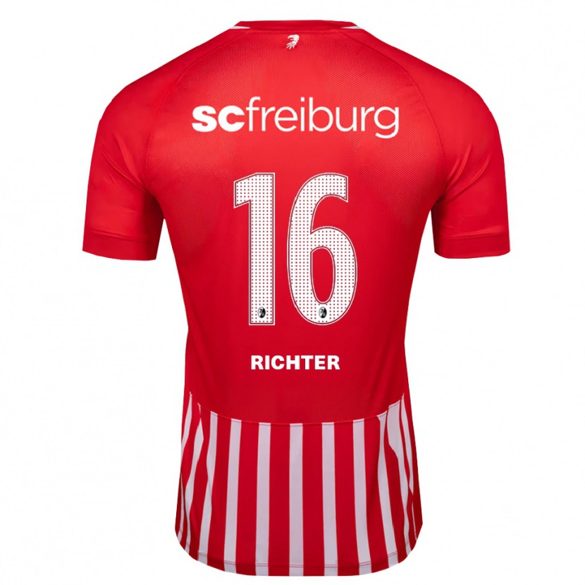 DanxenメンズTom Richter#16レッド ホワイト ブラックホームシャツ2026/27ジャージーユニフォーム