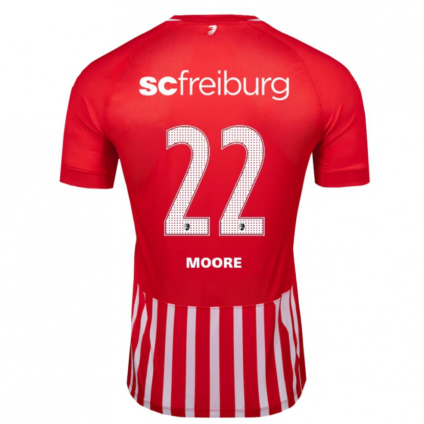 DanxenメンズNoah Moore#22レッド ホワイト ブラックホームシャツ2026/27ジャージーユニフォーム