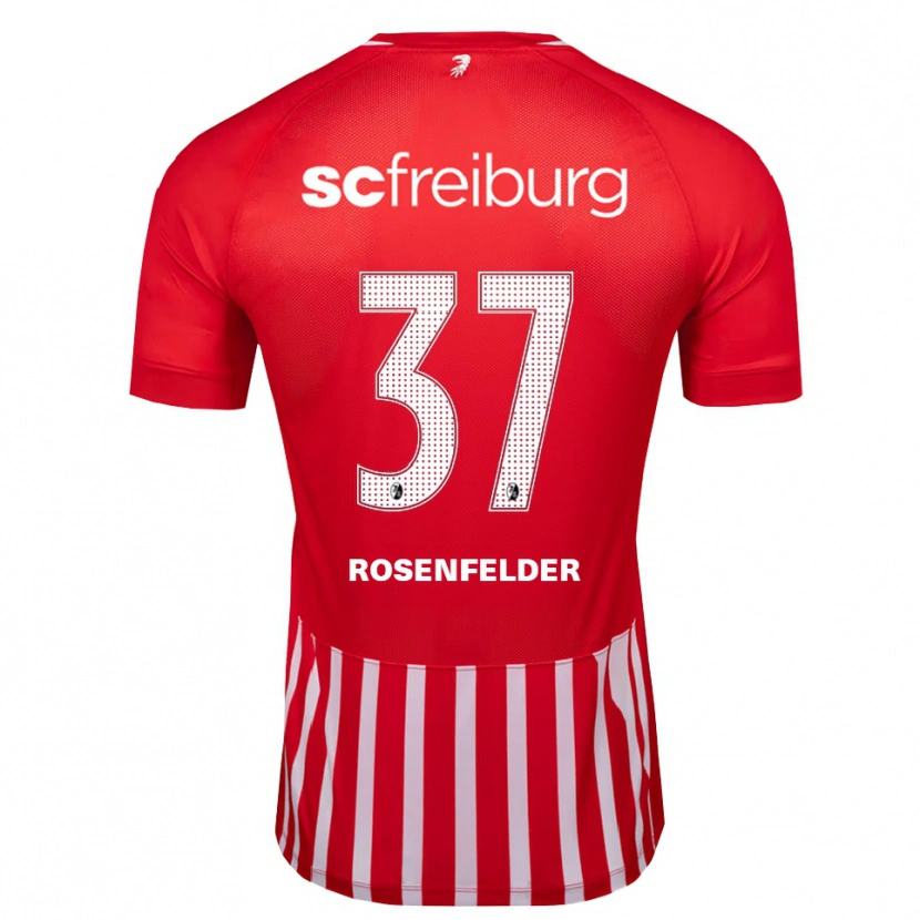 DanxenメンズMax Rosenfelder#37レッド ホワイト ブラックホームシャツ2026/27ジャージーユニフォーム