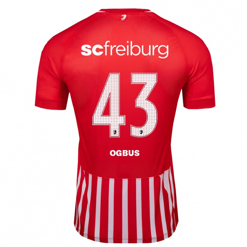 DanxenメンズBruno Ogbus#43レッド ホワイト ブラックホームシャツ2026/27ジャージーユニフォーム