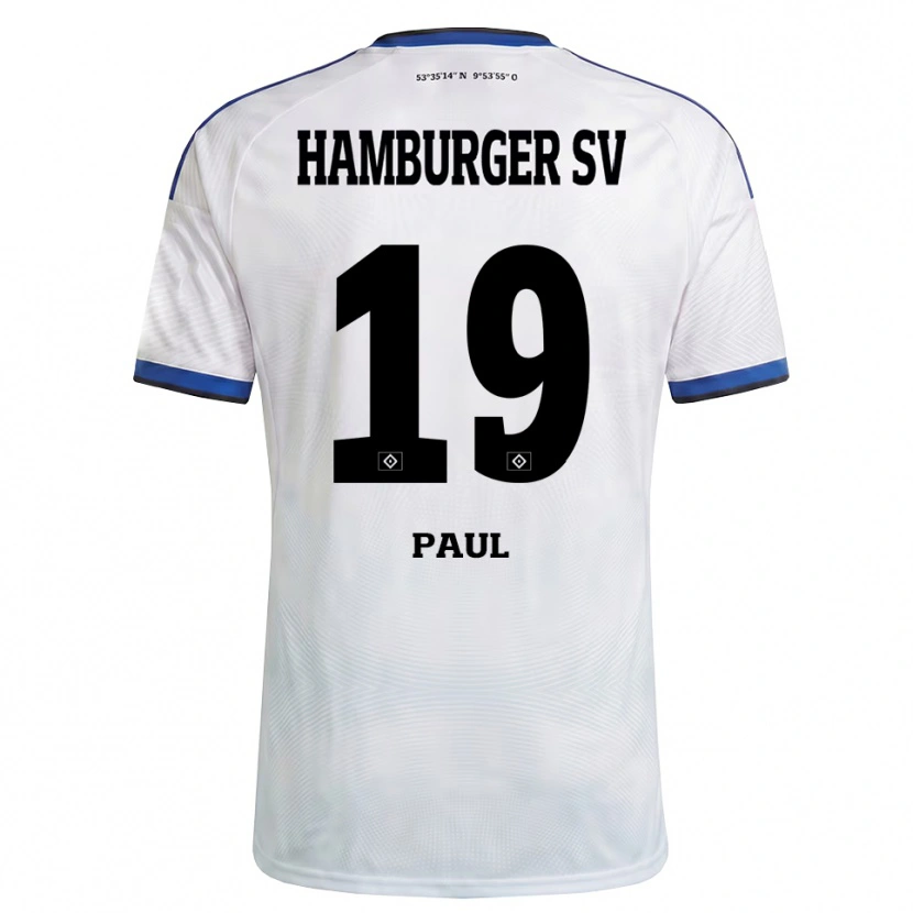DanxenメンズLouis Paul#19ホワイト ブラック ブルーホームシャツ2026/27ジャージーユニフォーム