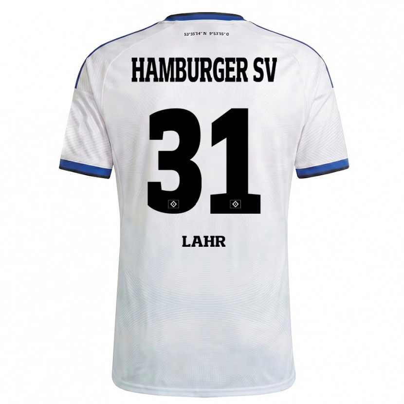 DanxenメンズJobina Lahr#31ホワイト ブラック ブルーホームシャツ2026/27ジャージーユニフォーム
