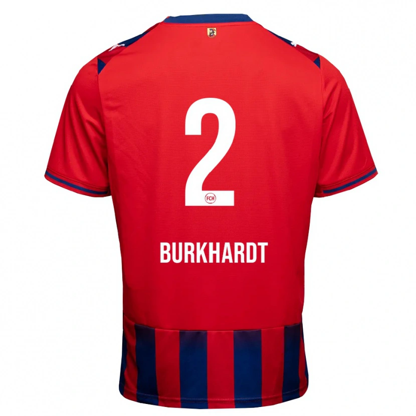 DanxenメンズHannes Burkhardt#2ロイヤルブルー ホワイト レッドホームシャツ2026/27ジャージーユニフォーム