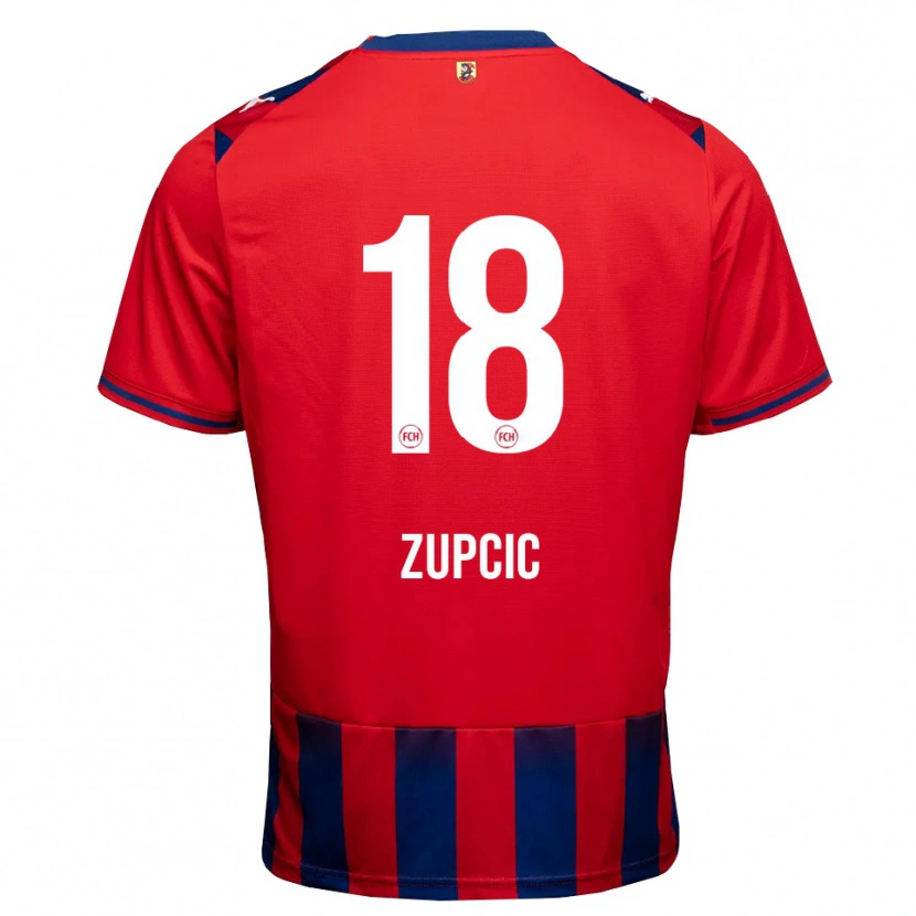 DanxenメンズGabrijel Zupcic#18ロイヤルブルー ホワイト レッドホームシャツ2026/27ジャージーユニフォーム