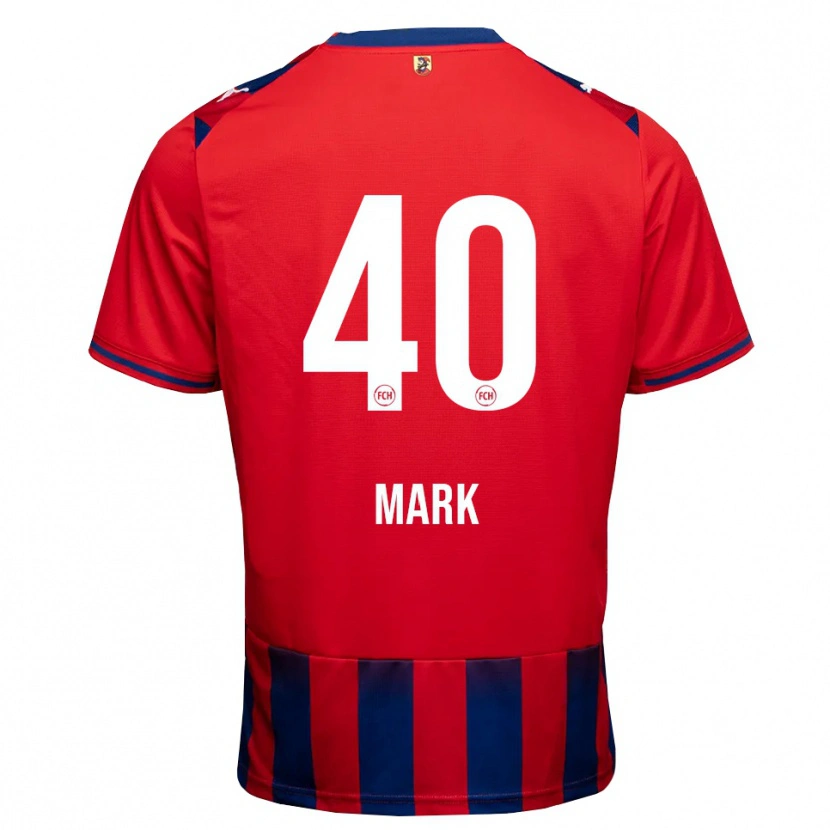 DanxenメンズFelix Mark#40ロイヤルブルー ホワイト レッドホームシャツ2026/27ジャージーユニフォーム