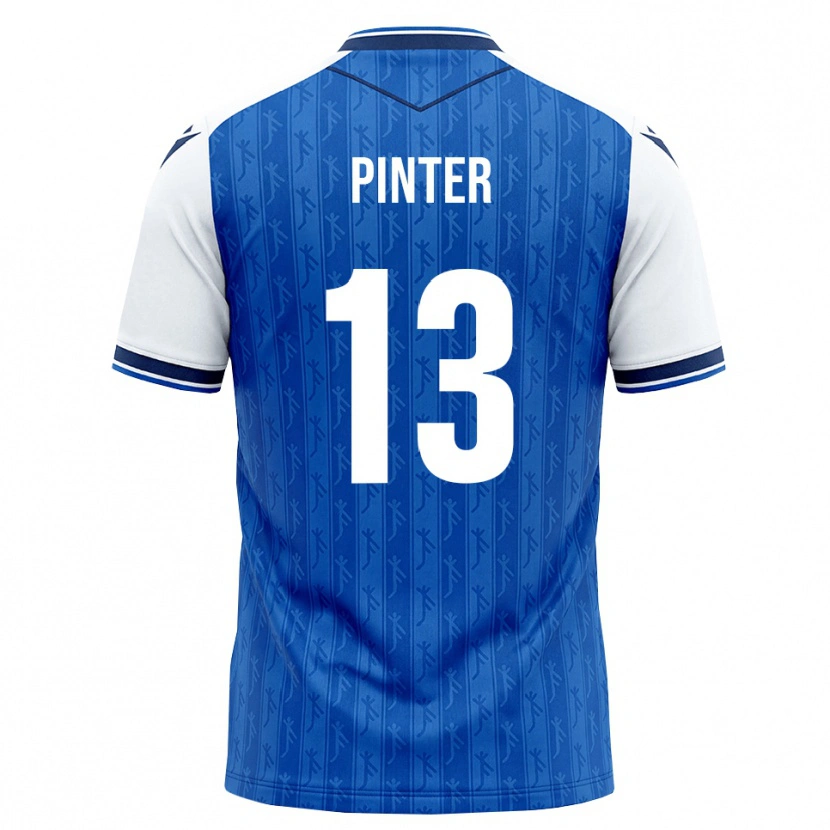 DanxenメンズValentein Pinter#13ロイヤルブルー ホワイトホームシャツ2026/27ジャージーユニフォーム