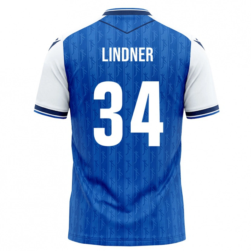 DanxenメンズSophie Lindner#34ロイヤルブルー ホワイトホームシャツ2026/27ジャージーユニフォーム
