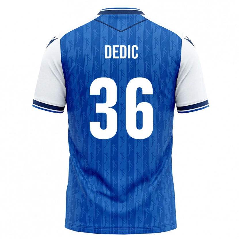 DanxenメンズJakov Dedic#36ロイヤルブルー ホワイトホームシャツ2026/27ジャージーユニフォーム