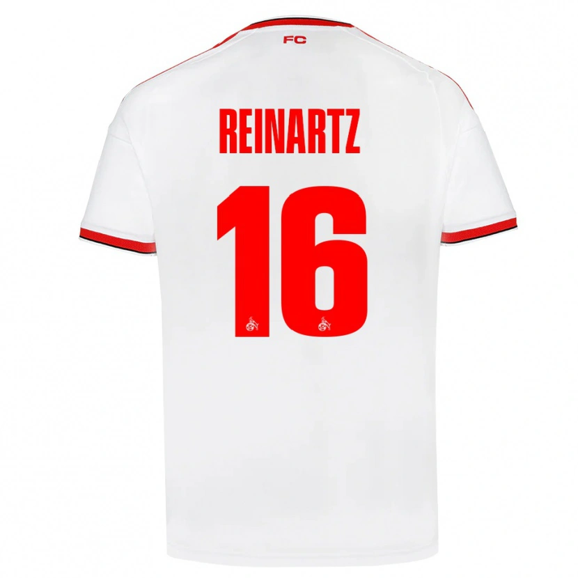 DanxenメンズBen Reinartz#16ホワイト レッド ブラックホームシャツ2026/27ジャージーユニフォーム