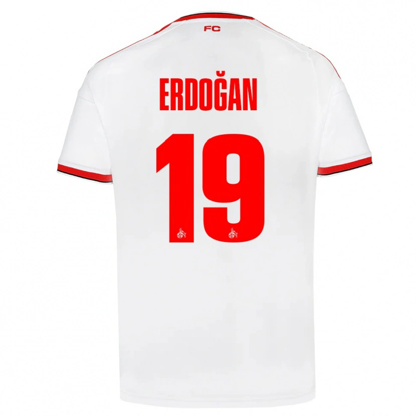 DanxenメンズEymen Erdoğan#19ホワイト レッド ブラックホームシャツ2026/27ジャージーユニフォーム