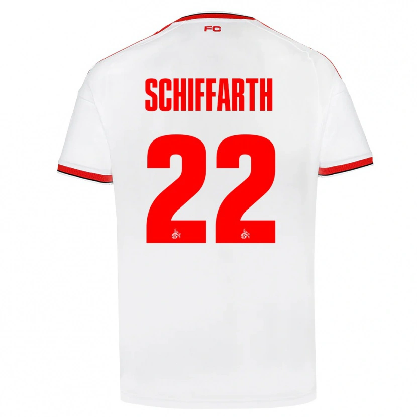 DanxenメンズJulia Schiffarth#22ホワイト レッド ブラックホームシャツ2026/27ジャージーユニフォーム