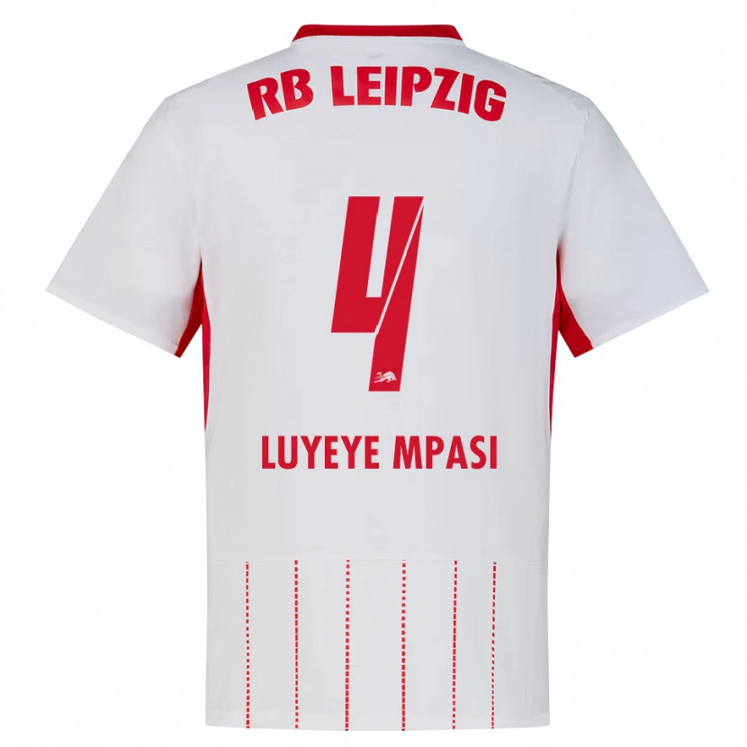 DanxenメンズSeal Luyeye Mpasi#4レッド ホワイト イエローホームシャツ2026/27ジャージーユニフォーム