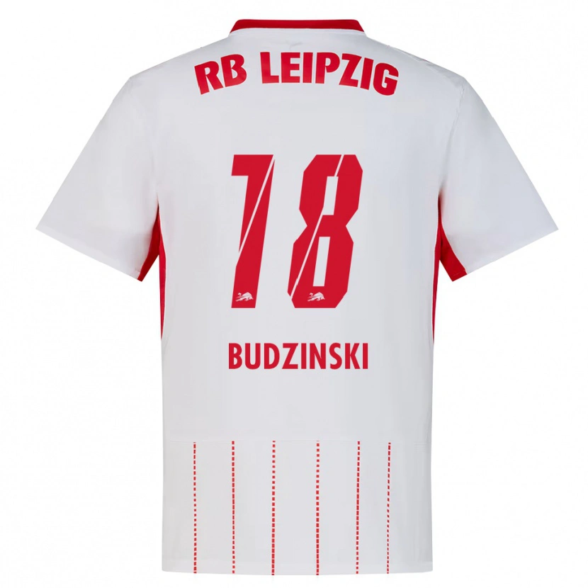 DanxenメンズKurt Budzinski#18レッド ホワイト イエローホームシャツ2026/27ジャージーユニフォーム