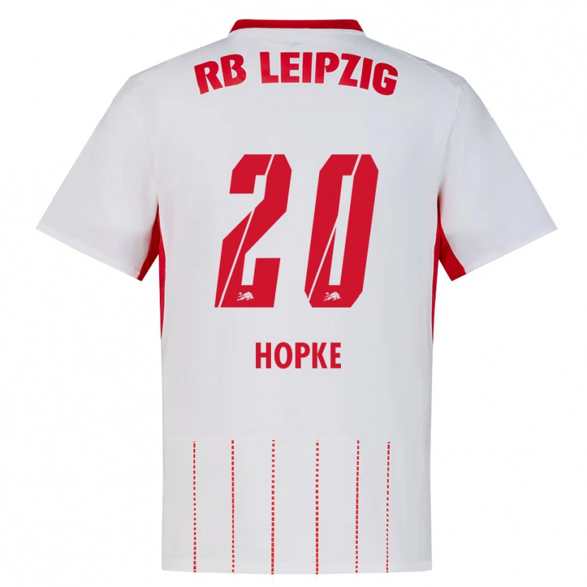 DanxenメンズHannes Hopke#20レッド ホワイト イエローホームシャツ2026/27ジャージーユニフォーム
