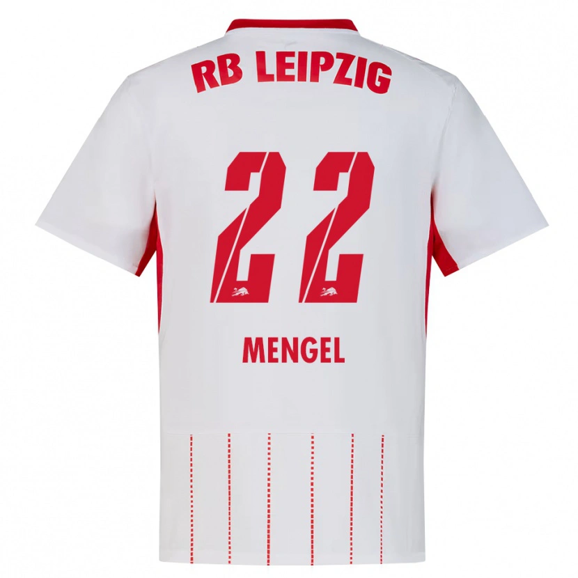 DanxenメンズLuca Mengel#22レッド ホワイト イエローホームシャツ2026/27ジャージーユニフォーム