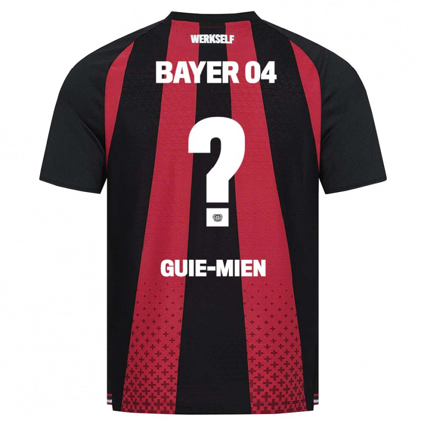 DanxenメンズSamuel Guie-Mien#0ブラック ホワイト レッドホームシャツ2026/27ジャージーユニフォーム