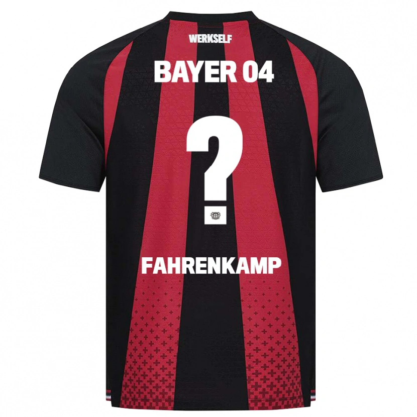 DanxenメンズMike Fahrenkamp#0ブラック ホワイト レッドホームシャツ2026/27ジャージーユニフォーム