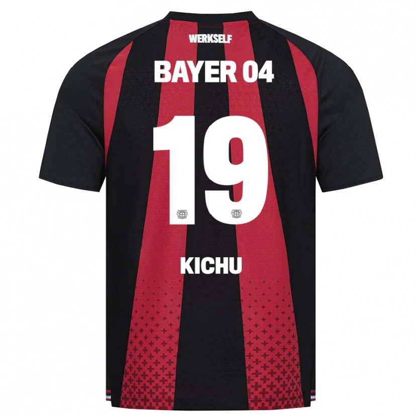 DanxenメンズYassin Kichu#19ブラック ホワイト レッドホームシャツ2026/27ジャージーユニフォーム