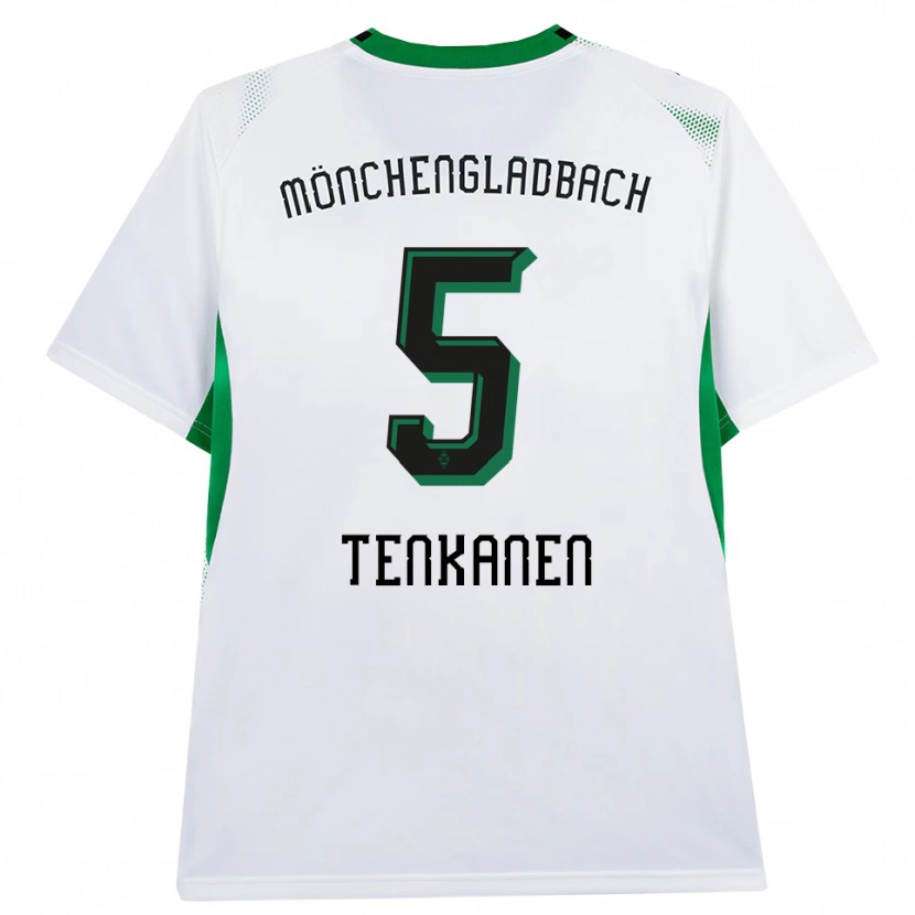DanxenメンズLuke Tenkanen#5ホワイト ブラック グリーンホームシャツ2026/27ジャージーユニフォーム