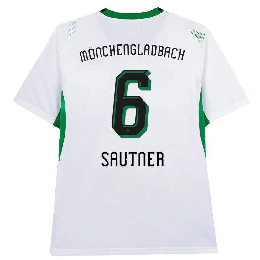 DanxenメンズPiet Sautner#6ホワイト ブラック グリーンホームシャツ2026/27ジャージーユニフォーム