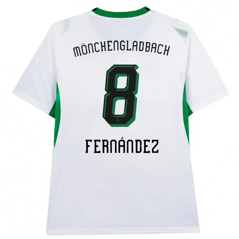 DanxenメンズOriol Fernandez Berenguer#8ホワイト ブラック グリーンホームシャツ2026/27ジャージーユニフォーム