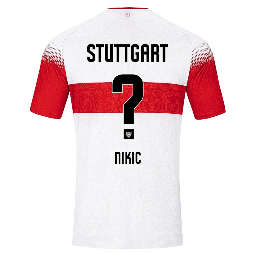 DanxenメンズNoah Nikic#0ホワイト レッド イエローホームシャツ2026/27ジャージーユニフォーム